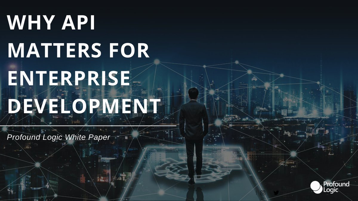 ProfoundLogic's tweet image. So, what's all the fuss about #APIs? 🤨 By not adopting APIs, your business could suffer while the competition gets ahead. In our white paper, you'll get an understanding of how an #APIcentric model can create #revenue growth. Download the #WhitePaper ➡️ hubs.la/Q01dHqQ50