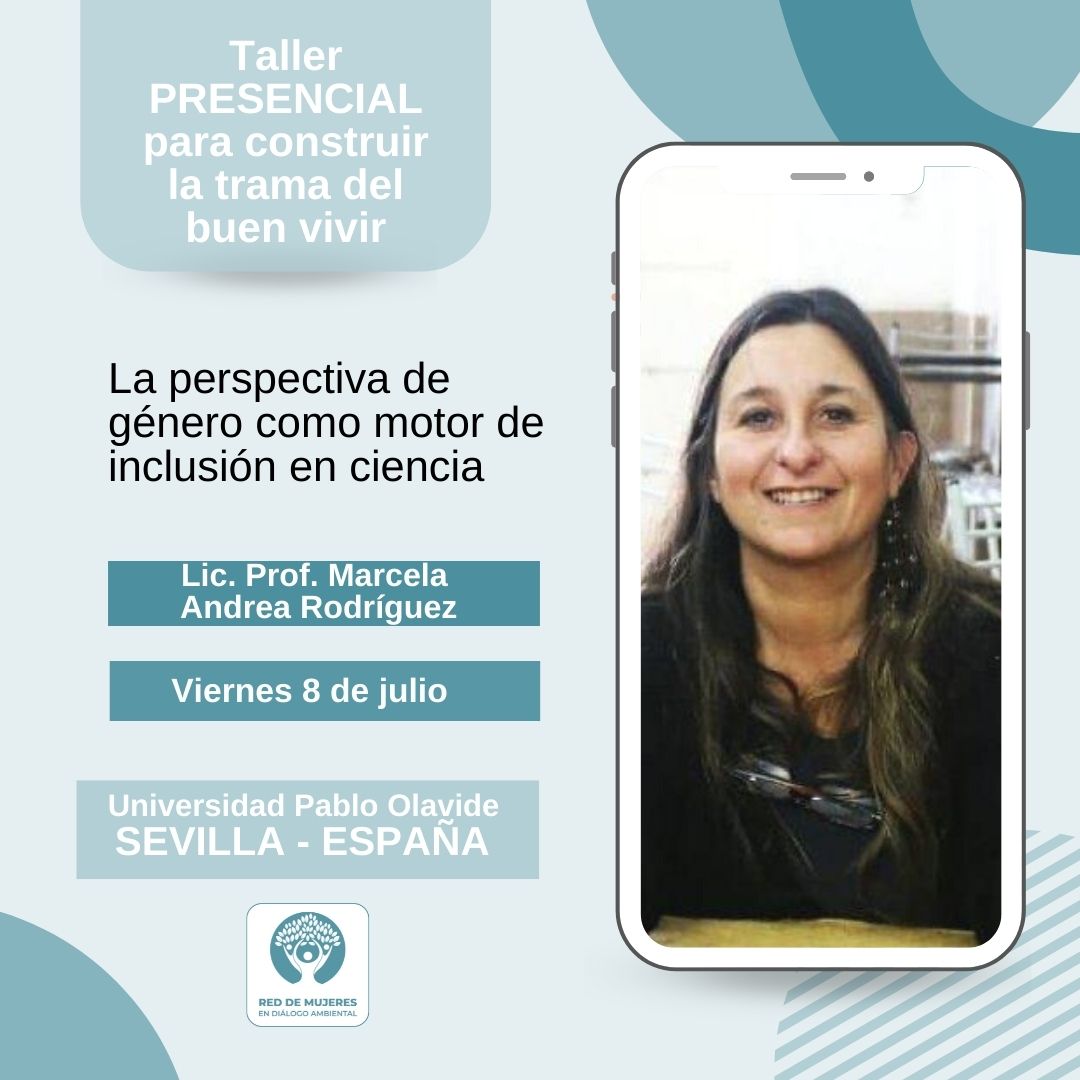 Las mujeres de la Red están más activas que nunca, en cada punto del país y del mundo. En esta oportunidad, la Licenciada <a href="/marcela_vivir/">Marcela Rodriguez</a> Rodríguez, integrante de la RED, estará exponiendo este viernes 8 de julio en la Universidad <a href="/pablodeolavide/">Pablo de Olavide</a> de #Sevilla, (sigue)