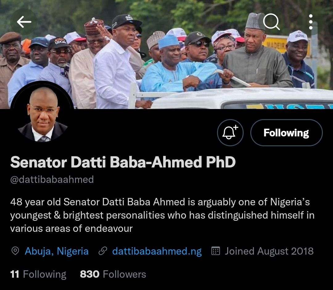 chefdujure's tweet photo. With a careful study and how much they complement each other I'm quite pleased to learn that H.E @PeterObi has finally picked an Outstanding Citizen,Dr. Yusuf Datti Ahmed as the VP candidate of the Labour party. 
His reputation surely precedes him. 
Nigeria is actually safe https://t.co/0dgYhaSF5p