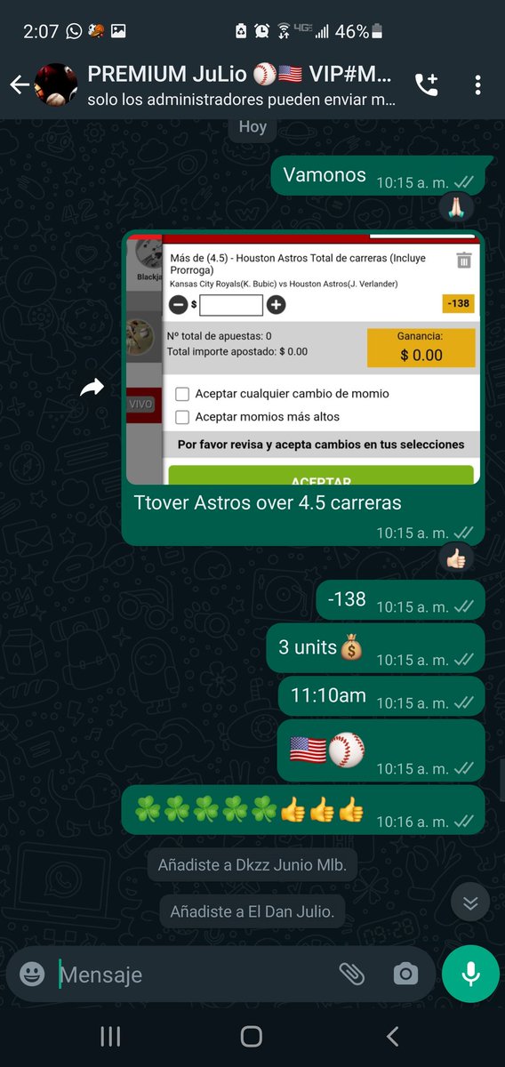 JoeSanchez333's tweet photo. Listoo los premium seguimos pasando a cajasss ahi llevensenla✌✌

Los que aprovecharon la promo yq cobraron igual😉😉😉😉😉😉

🇺🇲⚾️

Y recuerden #Mlbitsmine😉 https://t.co/4DFLcHxDz6