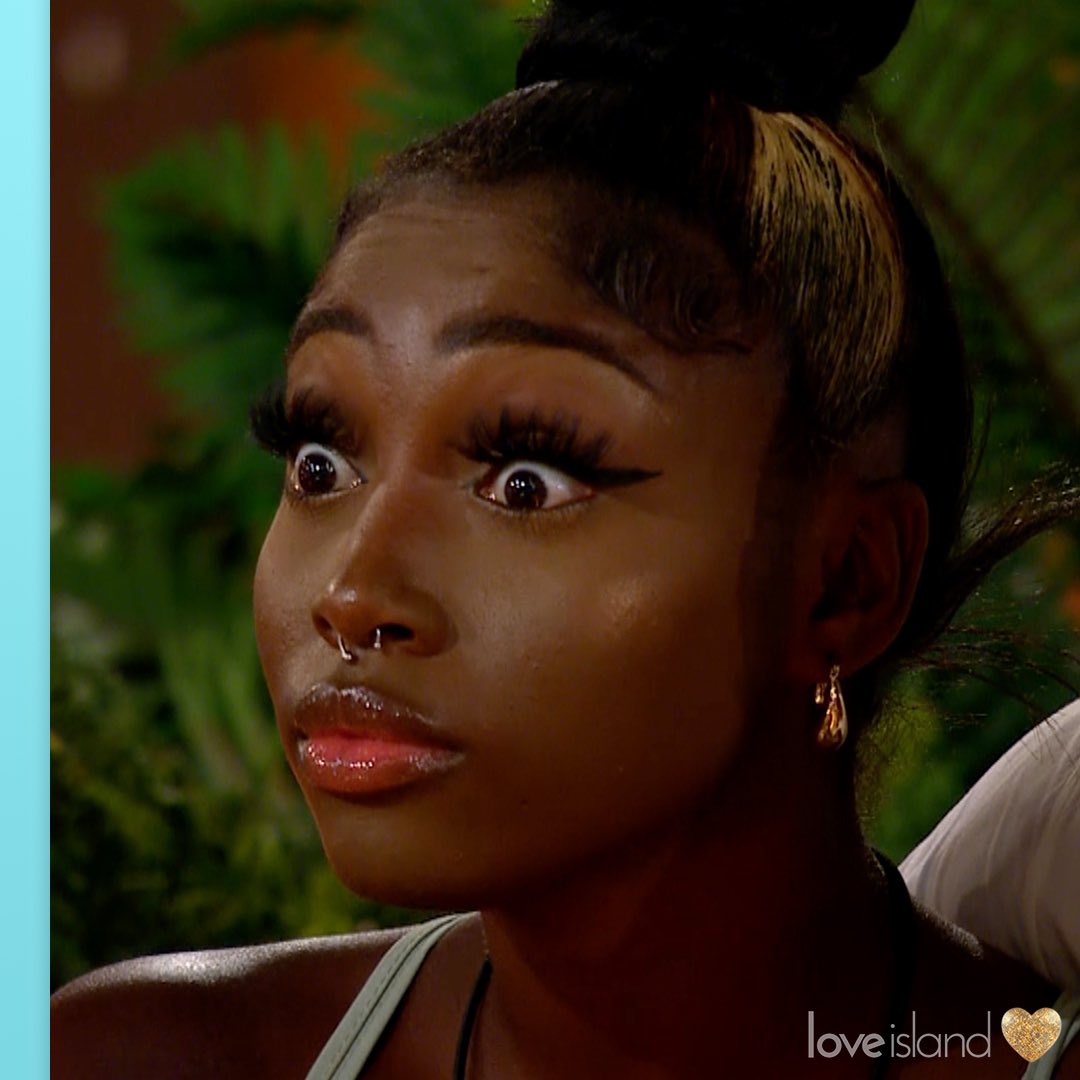 WaifuMelanin's tweet photo. So many good love island reaction content #LoveIsland https://t.co/Hk2IWSpIhT