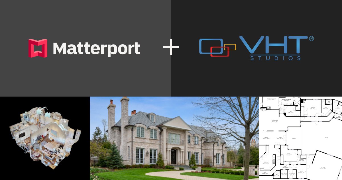 Matterport's tweet photo. We’re excited to announce our acquisition of @VHT_Studios, a leader in professional #RealEstate photography and #Marketing services to create an all-in-one solution that will transform the real estate buying and selling experience: https://t.co/8kIrL1u2b1

@rjpittman @jdfay00 https://t.co/9pL5fo275A