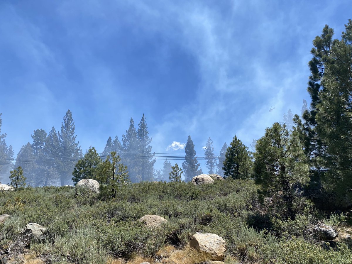 UPDATE 2:08PM - TRK-E112 remains under evacuation order. The fire is being held at 12 acres. Forward progress has been stopped. Truckee Fire, Cal Fire, and Truckee PD are in Unified Command and fire crews will be onsite through the night. communityzonehaven.com