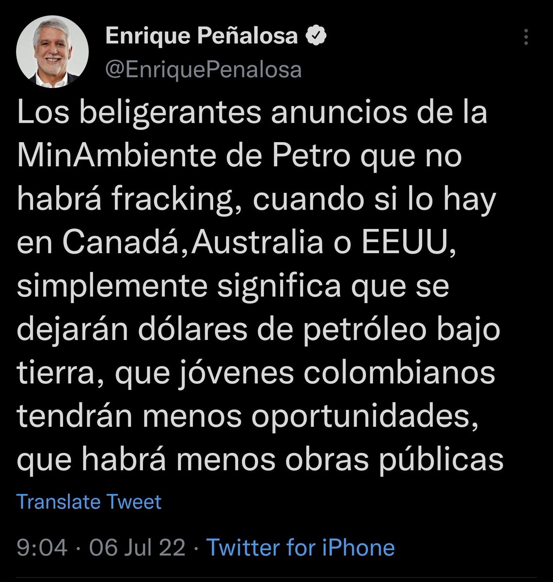 neotropicall's tweet photo. @El_Ave_errante @petrogustavo Las ganancias antes que la vida! https://t.co/gxHpi3TAU6