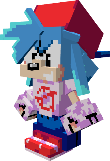 Sonic exe pixel Minecraft Skin