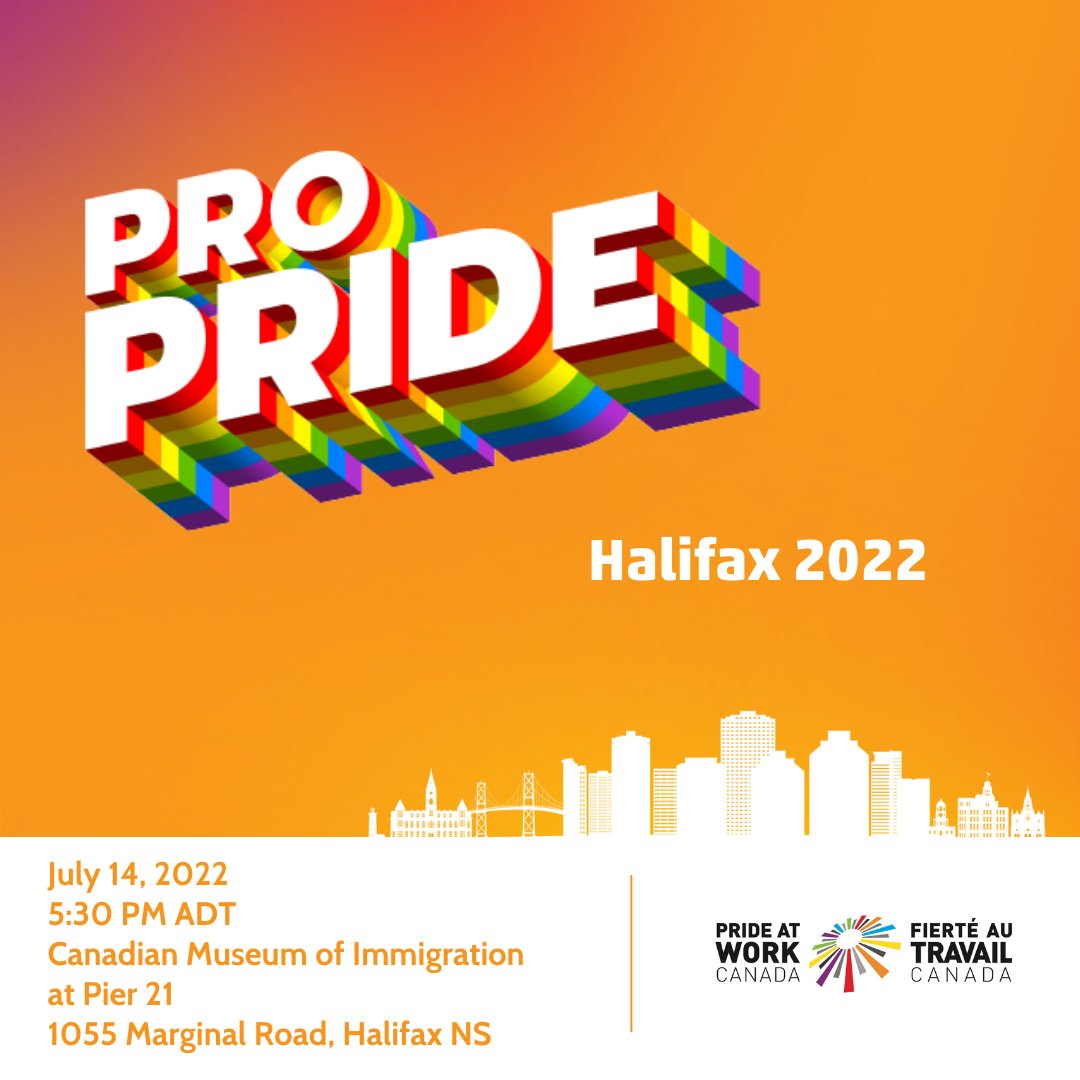 PrideatWorkCAN's tweet photo. Halifax! Come celebrate International Non-Binary People's Day with us next week by joining our Halifax ProPride hybrid event on July 14.
Don't forget to register for this hybrid event that's free and open to all! 🤗
Register here: https://t.co/hmmjHiscE0
#ProPride #Pride https://t.co/Ax0lnEroQd