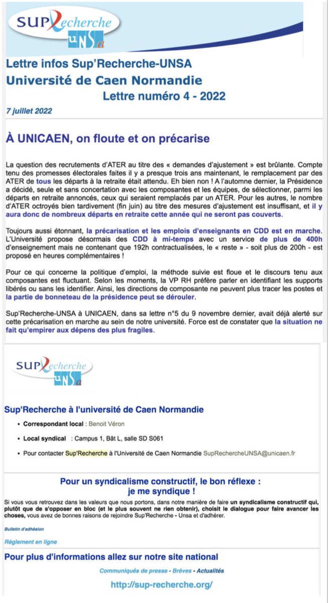 A l'université de Caen Normandie, on floute et on précarise