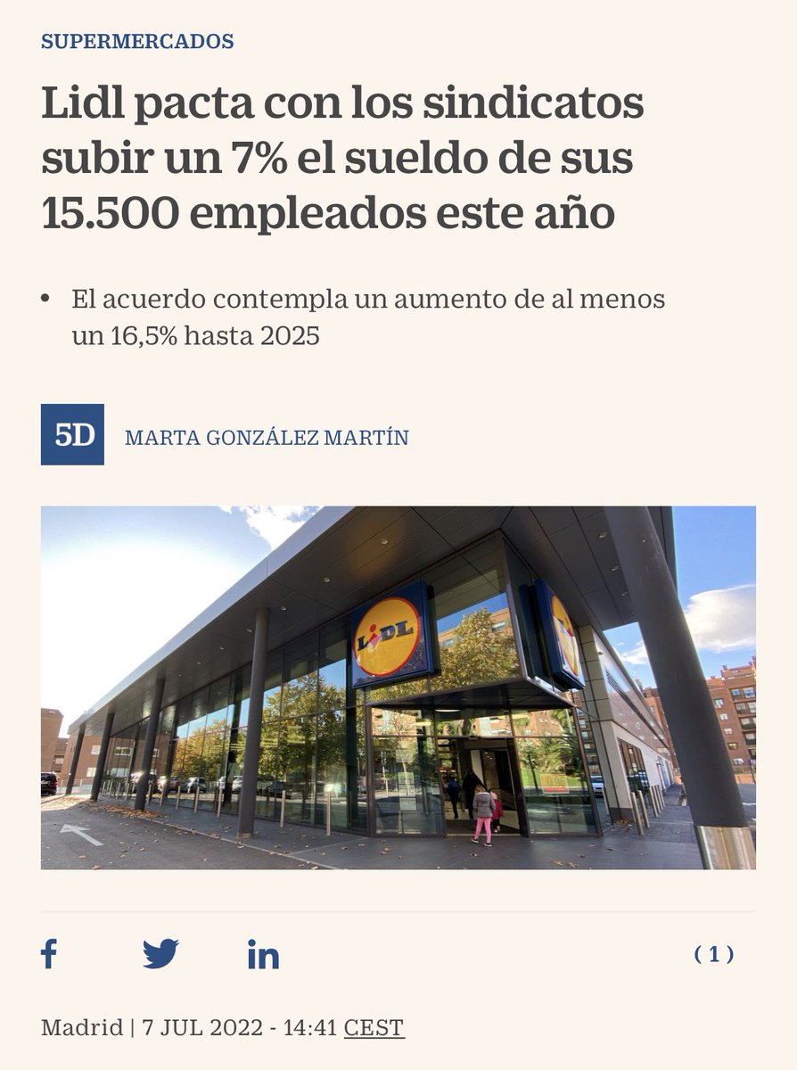 Esto demuestra que si las #empresas quieren, se pueden SUBIR los SALARIOS 

👏👏<a href="/serviciosccoo/">Servicios CCOO</a> 

#SalariosOConflicto 💪💪

👉👉cincodias.elpais.com/cincodias/2022…