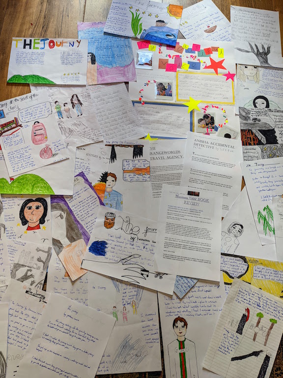 narrativescic's tweet photo. All of these amazing book reviews are from one of our local schools taking part in 'Stories To Reflect' and we will be announcing our June winner soon 🌟 Sorry we are a little late sharing our July book list on our website but keep your eyes peeled for tomorrow! https://t.co/Ih1dvkJPsE