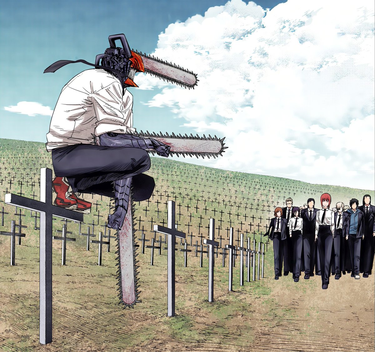 ChainsawManDog's tweet photo. Part 2, the Chainsaw Man manga continues in 6 days! https://t.co/omVE9sRVH7
