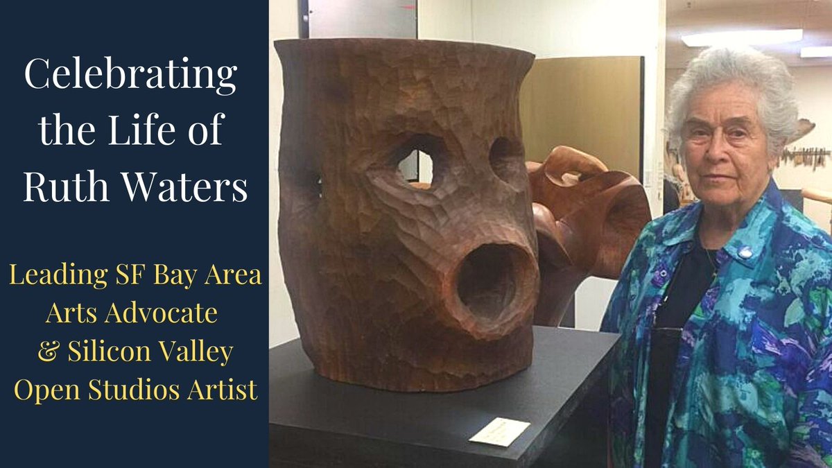 SVOpenStudios's tweet photo. There will be a celebration of life for Ruth Waters on July 10 at Art Zone, Tanforan Mall. Ruth made huge contributions to the SF Bay Area arts scene, founding arts organizations and exhibiting at SV Open Studios. VIsit https://t.co/uCUKrRLqds to learn about her amazing life. https://t.co/ljtM7QsGiF
