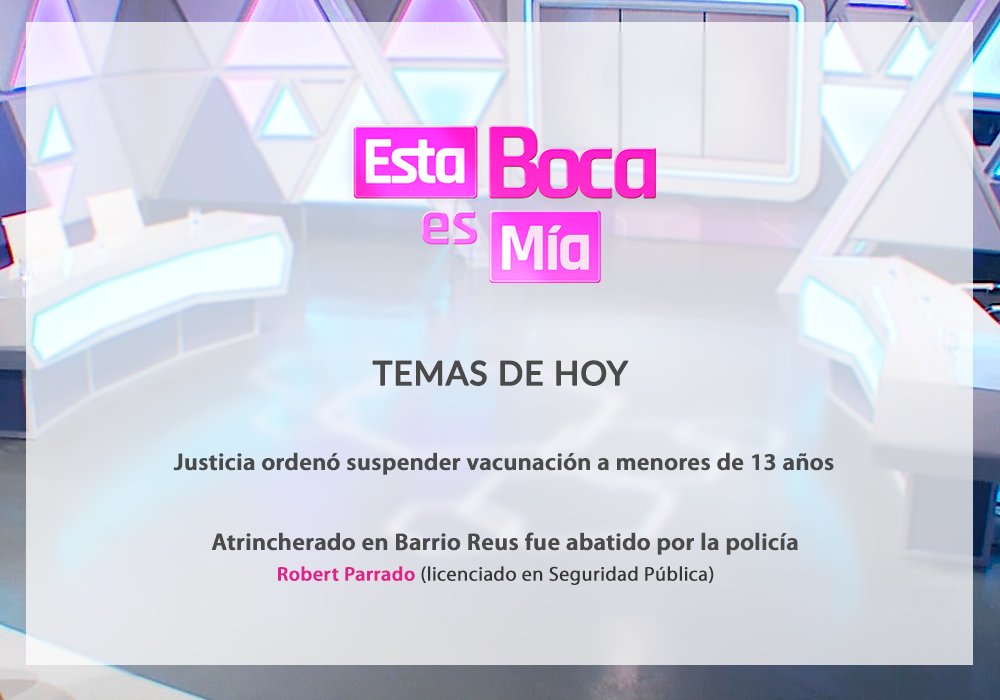 Los temas a debatir este jueves en #EstaBocaEsMia por <a href="/teledoce/">𝗧𝗲𝗹𝗲𝗱𝗼𝗰𝗲 📺</a>.