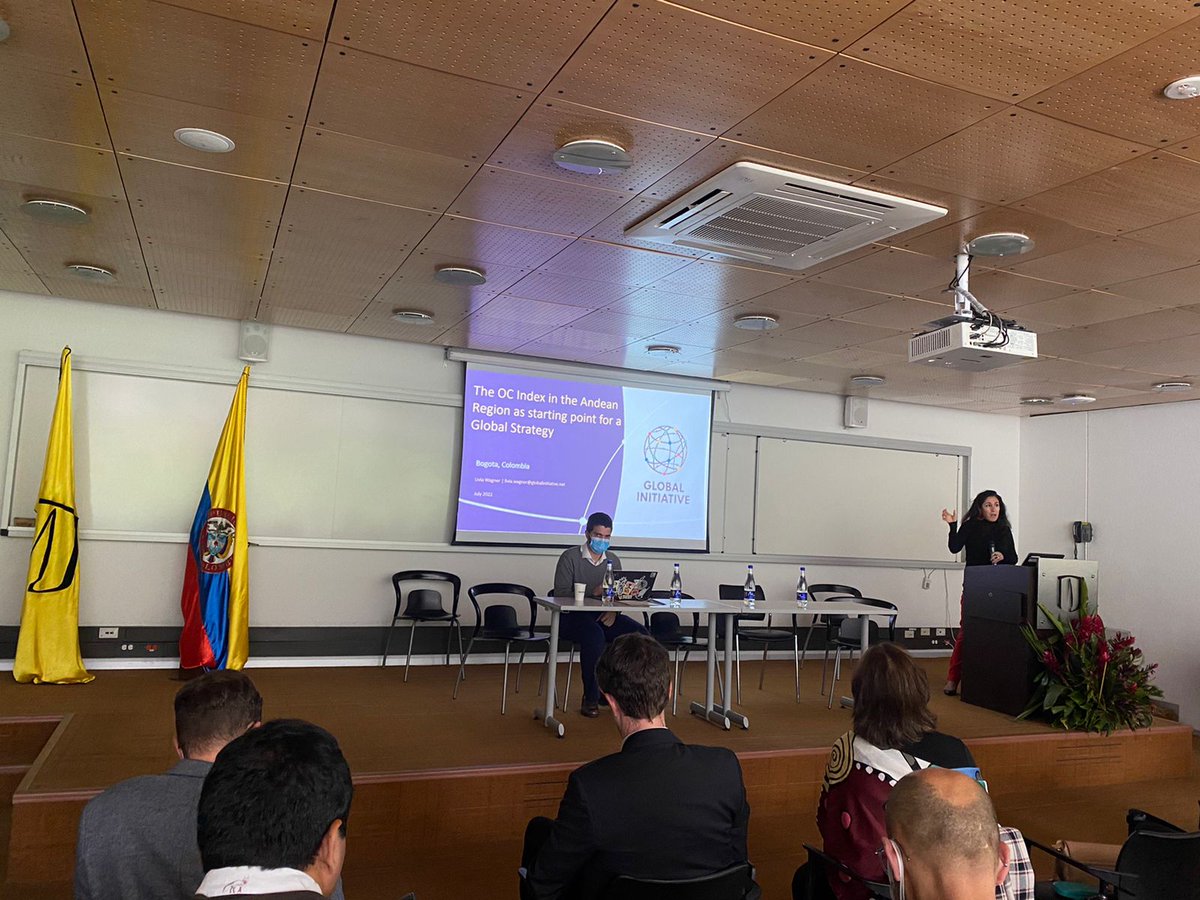 GI_TOC_esp's tweet photo. En 🇨🇴#Colombia llevan a cabo las Consultas regionales de expertos #GINetwork para la Estrategia Global contra el #CrimenOrganizado.

🗣️@livia_wagner79 compartió los hallazgos del #OCIndex sobre mercados y actores ilícitos y sus efectos en el mundo, pero particularmente en #LATAM https://t.co/Cv5O6GF7Q2