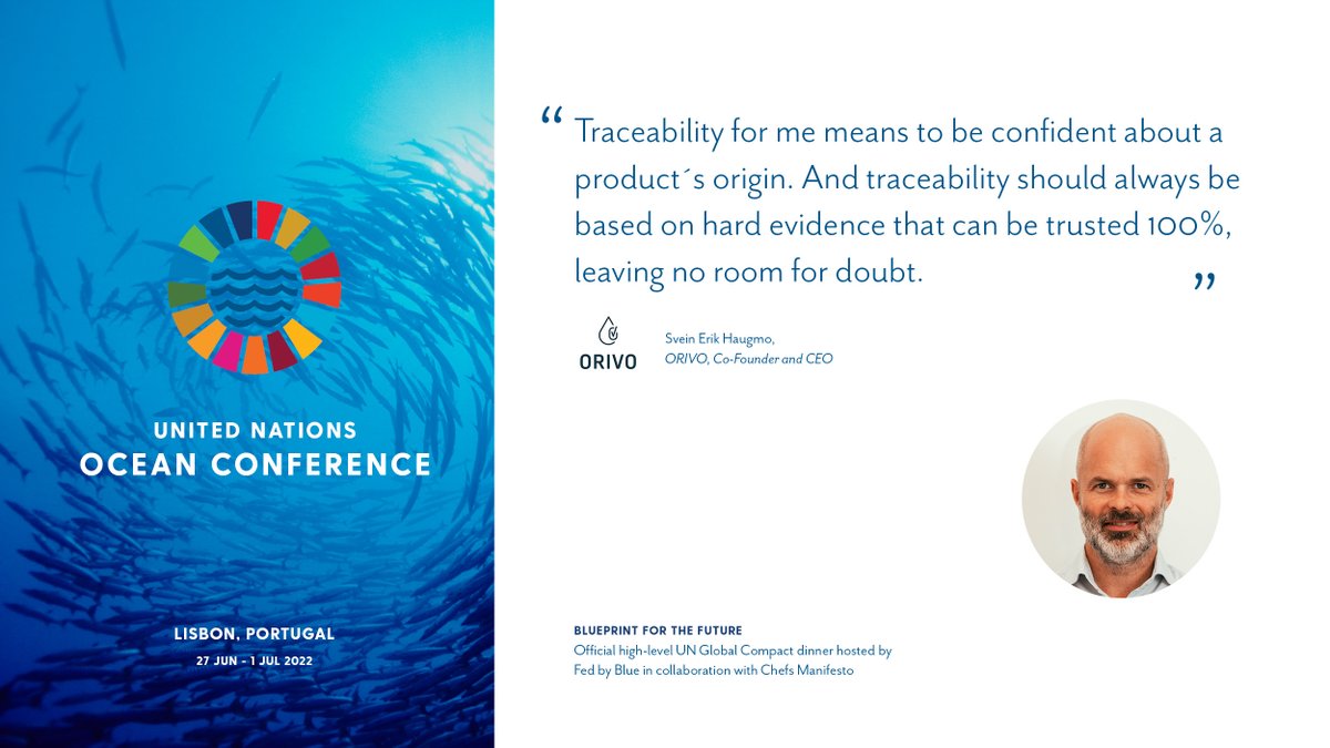 At #unoc2022 last week we had the chance to discuss how fully #traceable #supplychains will advance #sdg14 and #sdg2 with leaders across the seafood and supply chain industries. This is what #traceability means to <a href="/O_3_V/">ORIVO</a> CEO Svein Erik Haugmo👇 <a href="/wholechain/">Wholechain</a>