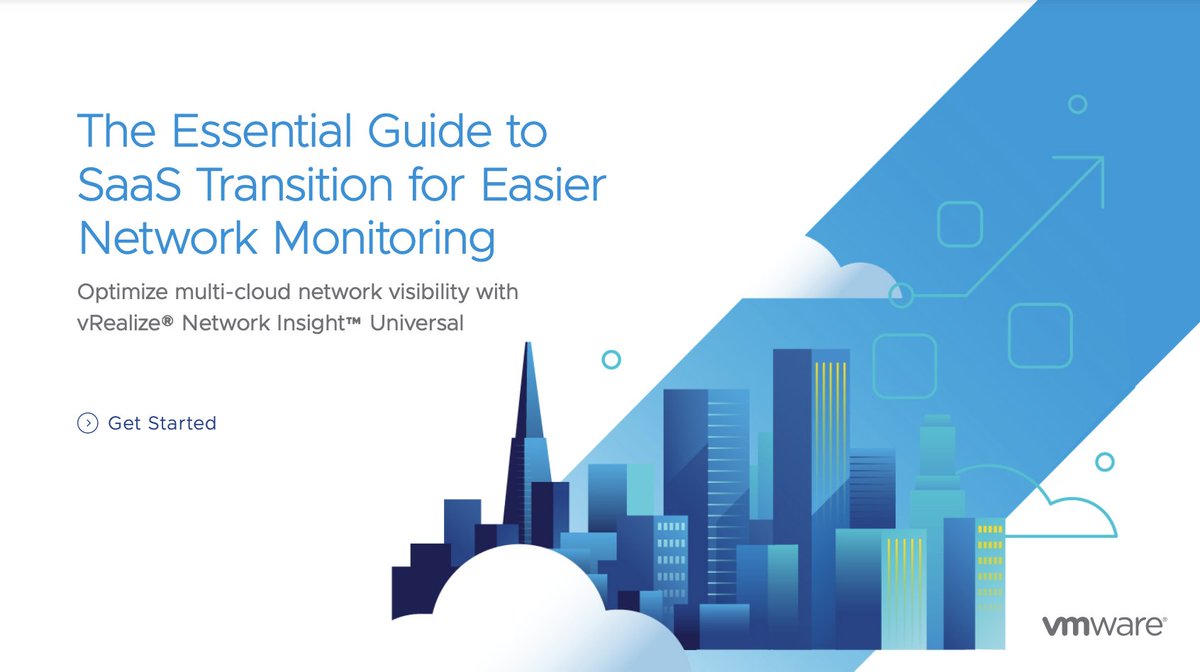 VMwareAria's tweet photo. Organizations face a common challenge with today's #MultiCloud management: lack of flexibility in monitoring network infrastructure.
#vRNI Universal is a hassle-free monitoring tool designed to help with application discovery, troubleshooting and more. https://t.co/A7bKj8LutB https://t.co/4LWxjiDhi7