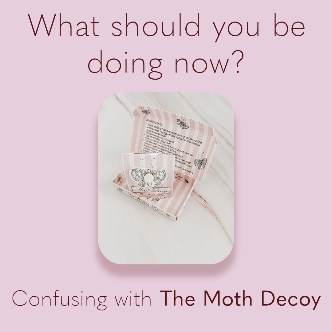 Total Wardrobe Care recommends...Hoover! 
Have your Moth Boxes sorted! Spritz with The Chrysanthemum Spray! Confuse with The Moth Decoy! Simple really isn't it? 
That's because we've thought about it, so you don't have to. #naturalmothproducts #totalwardrobecare #clothesmoth