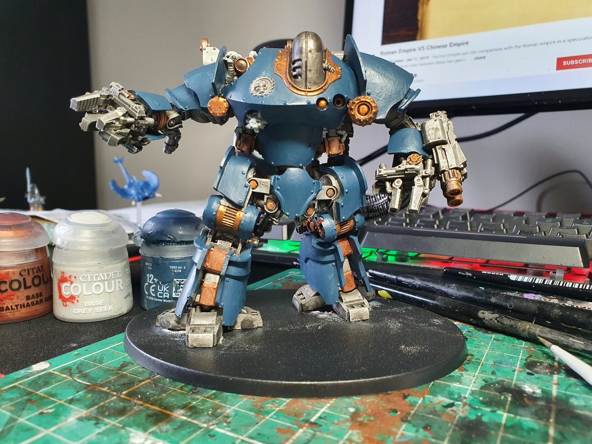 SplitfireGamin1's tweet photo. Scheme decided
#Thanatar #WarhammerCommunity #warhammer30k #Mechanicum https://t.co/lz5PFjuvXw