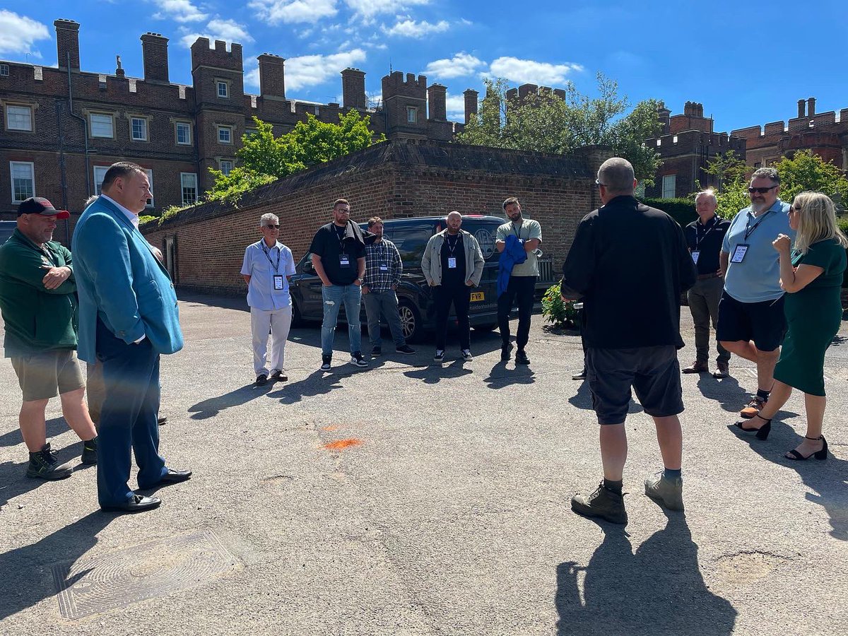 TurfBusiness's tweet photo. A fantastic day at our Question Time event today at @Eton_College! Some great debates had and a wide range of topics covered. 

Thank you to all who attended, our tagged sponsors as well as @leemarshallsay and the team for hosting insightful tours of Eton 🌱

Coverage to follow! https://t.co/96GasQHaSP