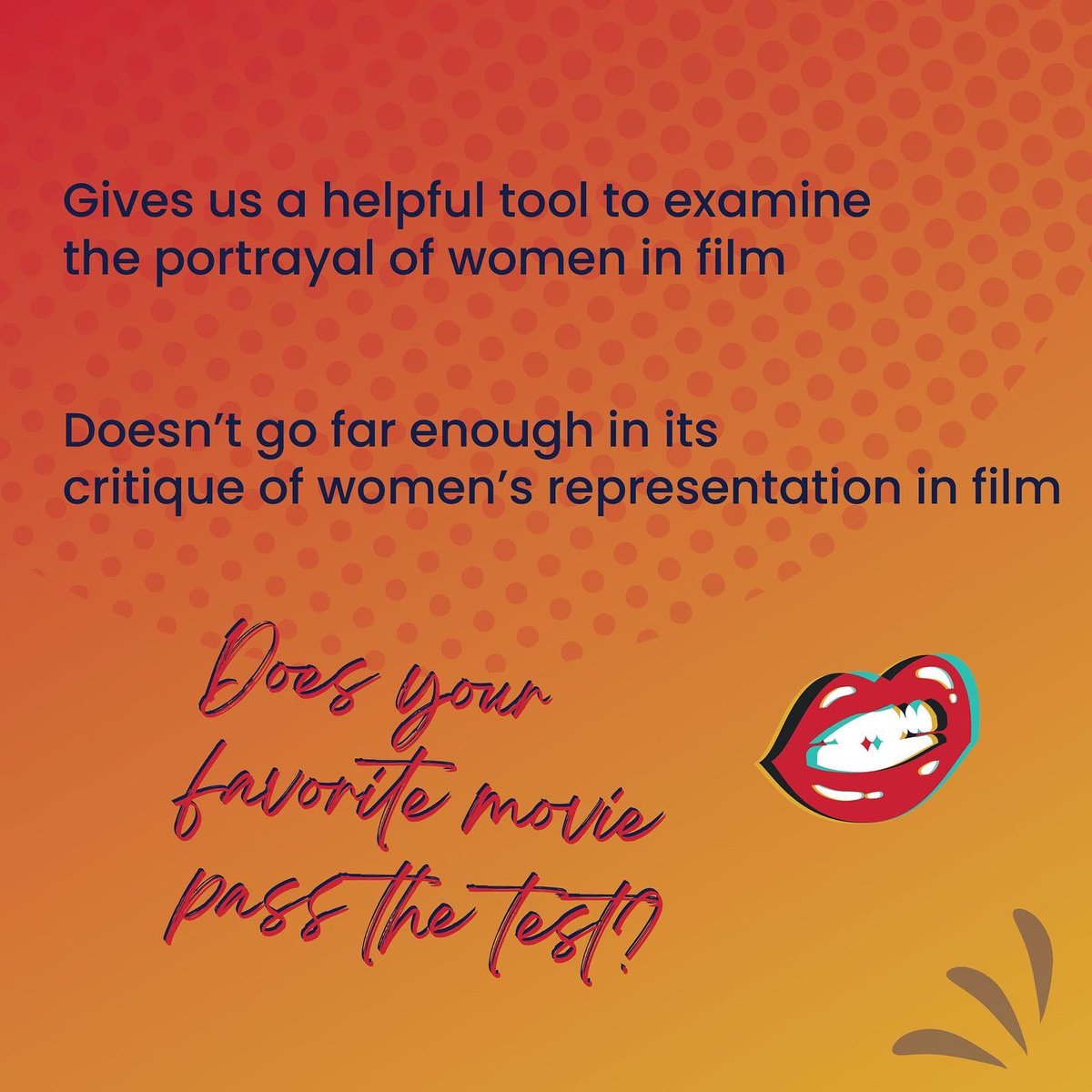 Have you heard of the bechdel test? 🤔 #Feminism #BechdelTest