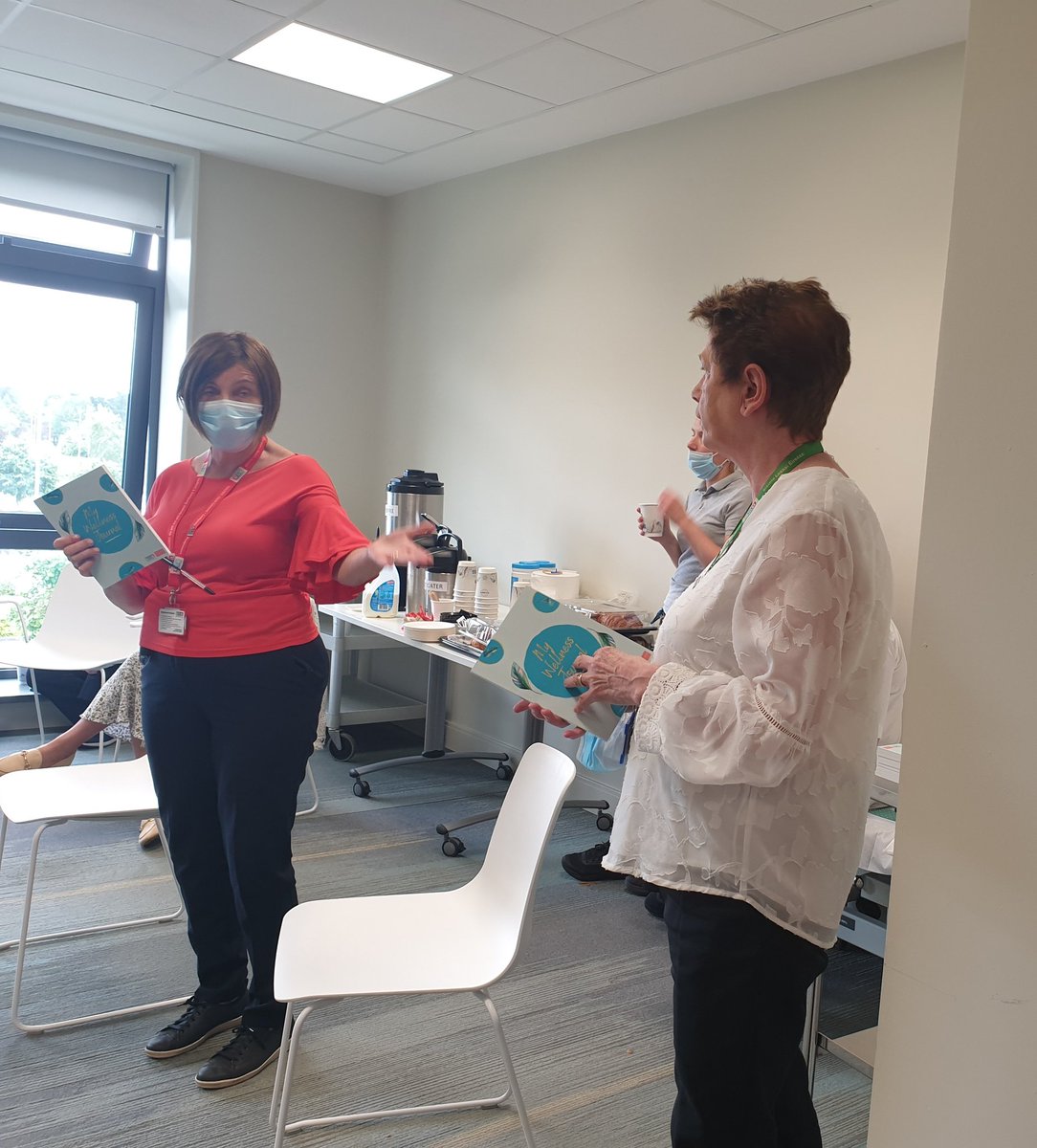 CHIatConnolly's tweet photo. Today staff in @CHIatConnolly were thrilled to receive copies of the CHI "My Wellness Journal" to help support staff health and wellbeing.

This is an initiative of CHI Employee Health &amp; Wellbeing to support our amazing staff who do so much for our patients &amp; families. https://t.co/5HACswAn6t