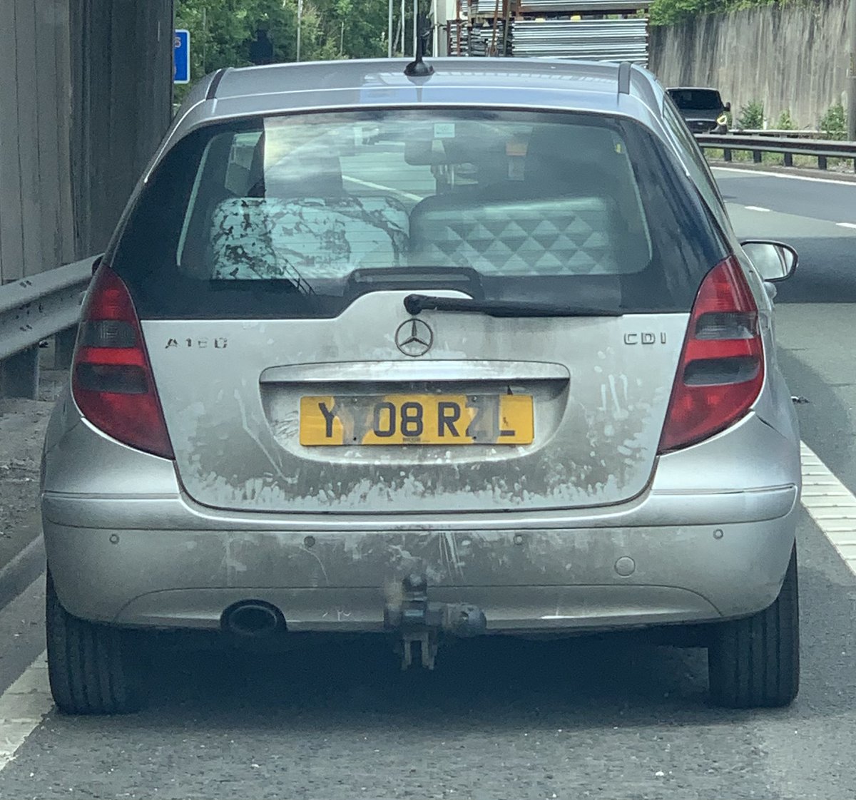 gmptraffic's tweet photo. Vehicle stopped #M56 by #ME41 for having a registration plate which wasn’t easily readable. Driver had a brand new registration plate in his boot which he purchased weeks ago but didn’t want to use 🤷♂️ Driver reported and registration plate changed @NWmwaypolice https://t.co/4eoNHimG2t