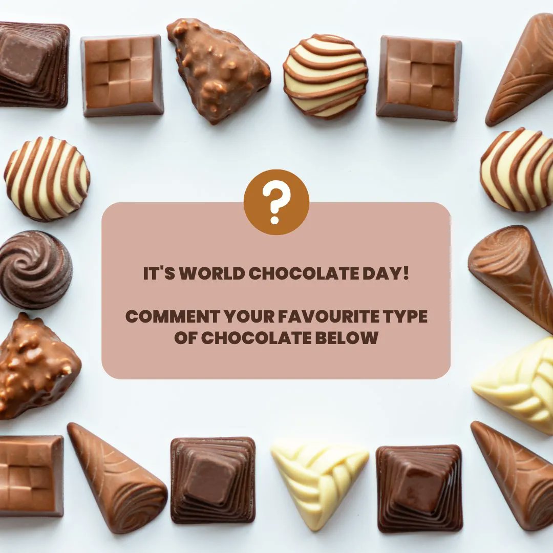 cbscleaning1's tweet photo. Happy #WorldChocolateDay! 🍫🍫 https://t.co/kuR7Vlimhp
