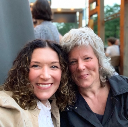 BreakingDocTV's tweet image. After the #BreakingCharacter screening, the cast and crew headed over to @eastbrunswickto to celebrate!

@catmackinnon with her interpreters, Tara, and Andrea!

Allan and his famous moustache!