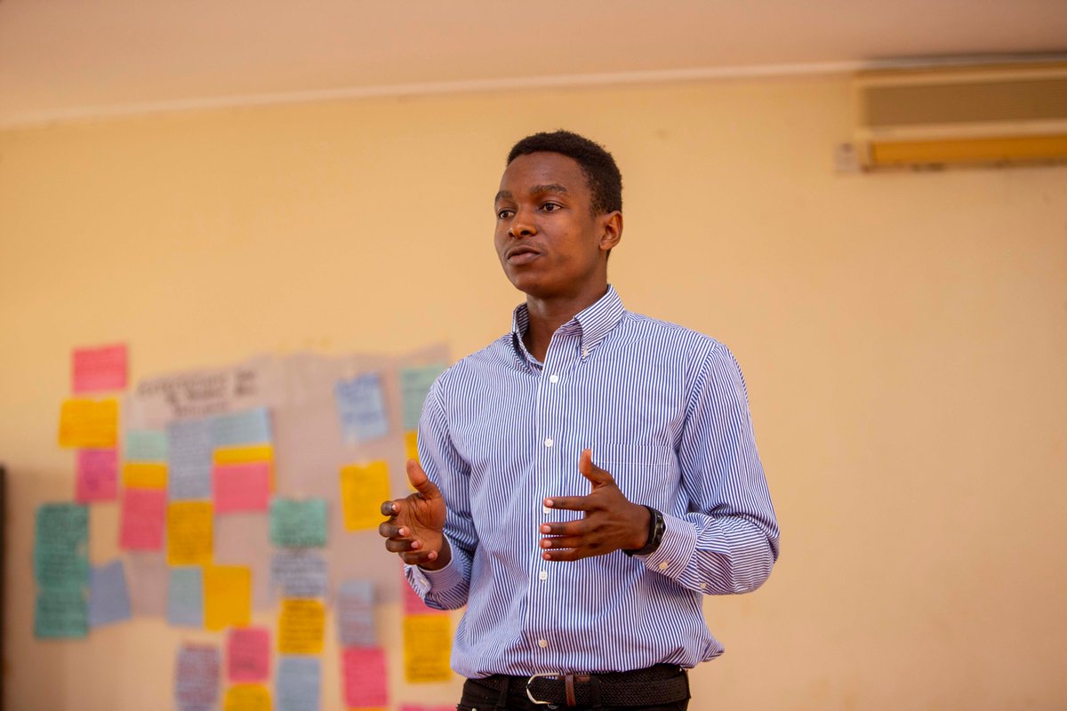 unyfa1's tweet photo. We wrapped up our 1st preparation/information workshop. Shaffic &amp; David, #IYFEP alumni, shared their experiences. They discussed what farmers should expect in Germany as well as the cultural diversity. https://t.co/9sMSZK8GKX