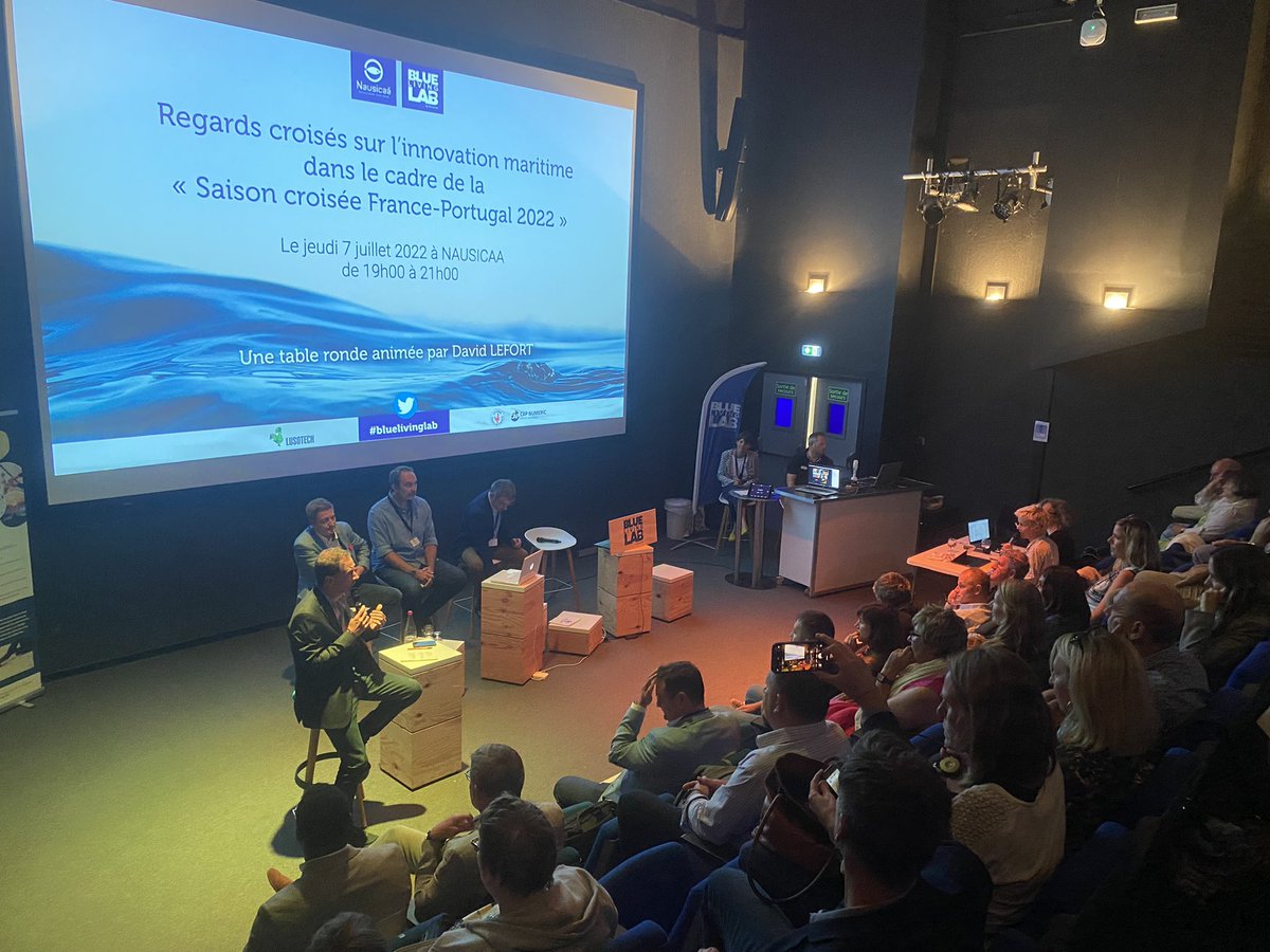 Top départ pour le second Rendez-vous de l’Innovation Bleue du #BlueLivingLab de Nausicaá, placé sous le signe de l’#innovation maritime dans le cadre de la saison France-Portugal 2022.