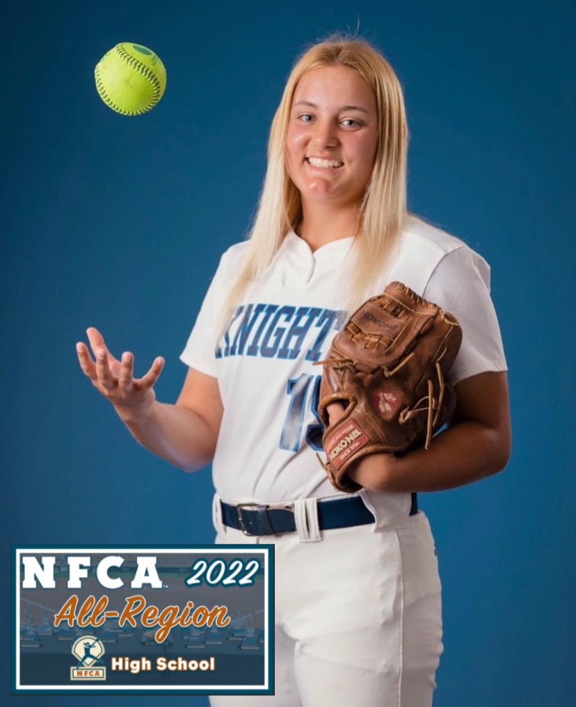Congrats to Haley Reeve for receiving NFCA 2nd Team All-Region honors!! We are proud of you! #likeaknight
