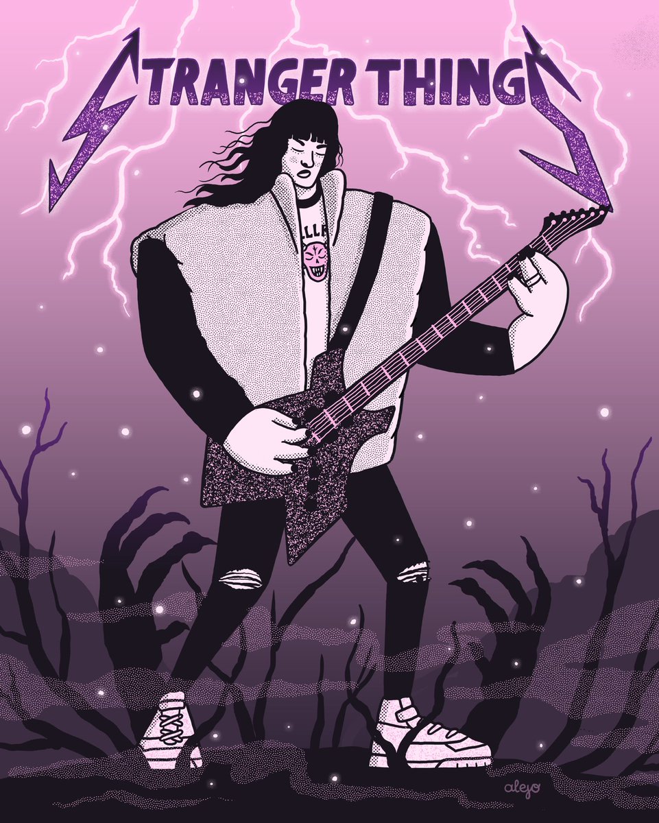Un homenaje a la mejor scena de una serie de televisión <a href="/Stranger_Things/">stranger things</a> <a href="/NetflixLAT/">Netflix Latinoamérica</a> <a href="/netflix/">Netflix</a> #StrangerThings #EDDIEMUNSON #eddiemunsonfanart