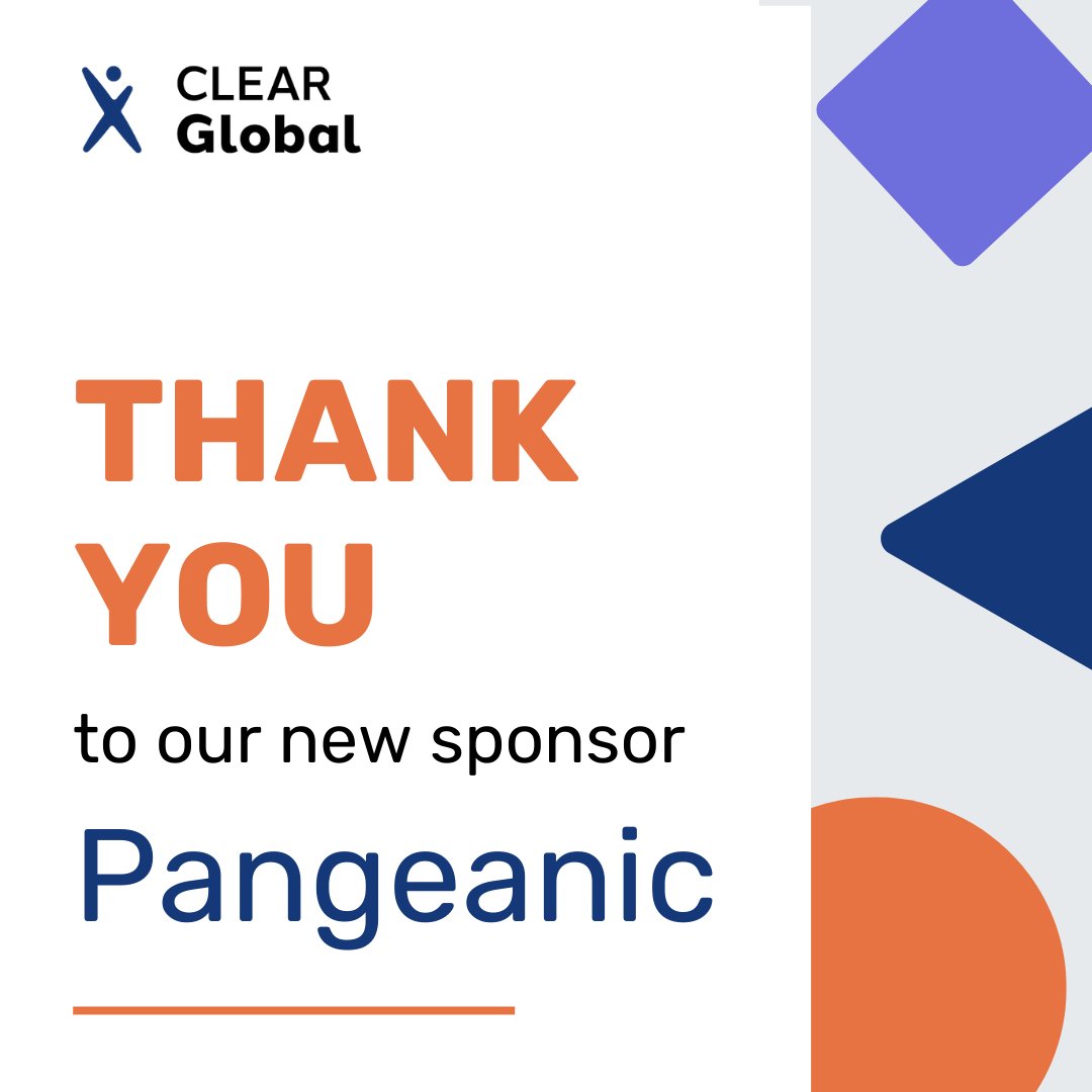 Thank you, <a href="/Pangeanic/">Pangeanic</a>, for recognizing the value of our work. With the support of companies like yours, we can build language solutions to help solve global issues.

If your company would also like to become a sponsor, get in touch: hubs.ly/Q01gnZ1n0