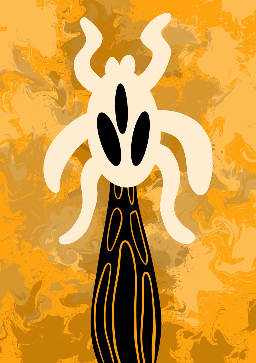 meganlowesmith's tweet photo. #digitalart #bugs #yellow #spiril #black #white #background #illustration https://t.co/FdtjgRcLnl