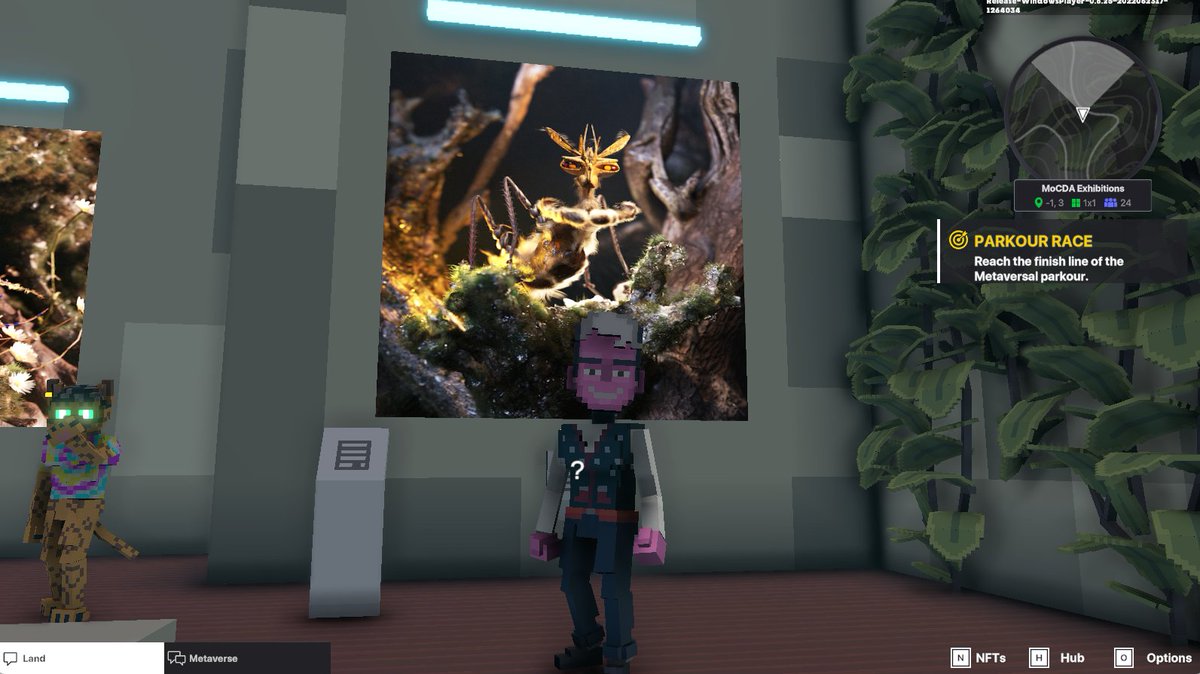 gotnattanon's tweet photo. @TheSandboxGame @MOCDA_ I just participated in the #TheSandbox weekly contest for a chance to win 200 mSAND! Here is my favorite piece from the ‘Impossible Worlds’ exhibition, check out my screenshot below!
👇 https://t.co/XYgFUds1jF