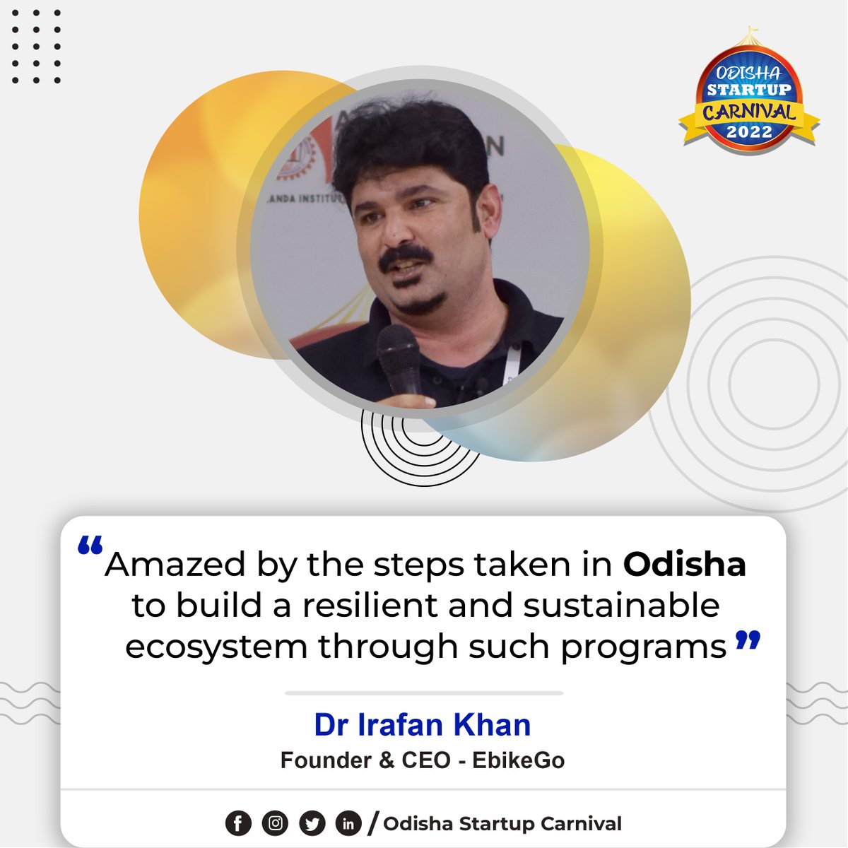 AtalNit's tweet image. Thank you Shaurya Garg &amp;amp; Irfan Khan for your superb sessions at #OSC2022.

We are glad that your insights and case studies on branding &amp;amp; marketing would be highly useful for the participating startups.

@AIMtoInnovate @startup_odisha 
#technology #startup #marketing #branding