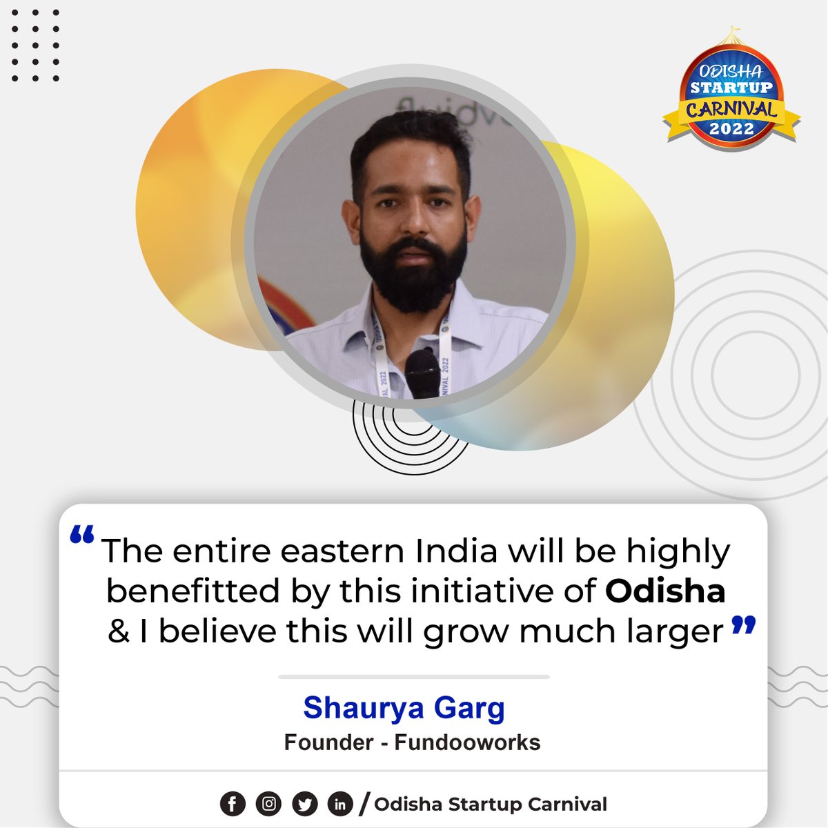 AtalNit's tweet image. Thank you Shaurya Garg &amp;amp; Irfan Khan for your superb sessions at #OSC2022.

We are glad that your insights and case studies on branding &amp;amp; marketing would be highly useful for the participating startups.

@AIMtoInnovate @startup_odisha 
#technology #startup #marketing #branding