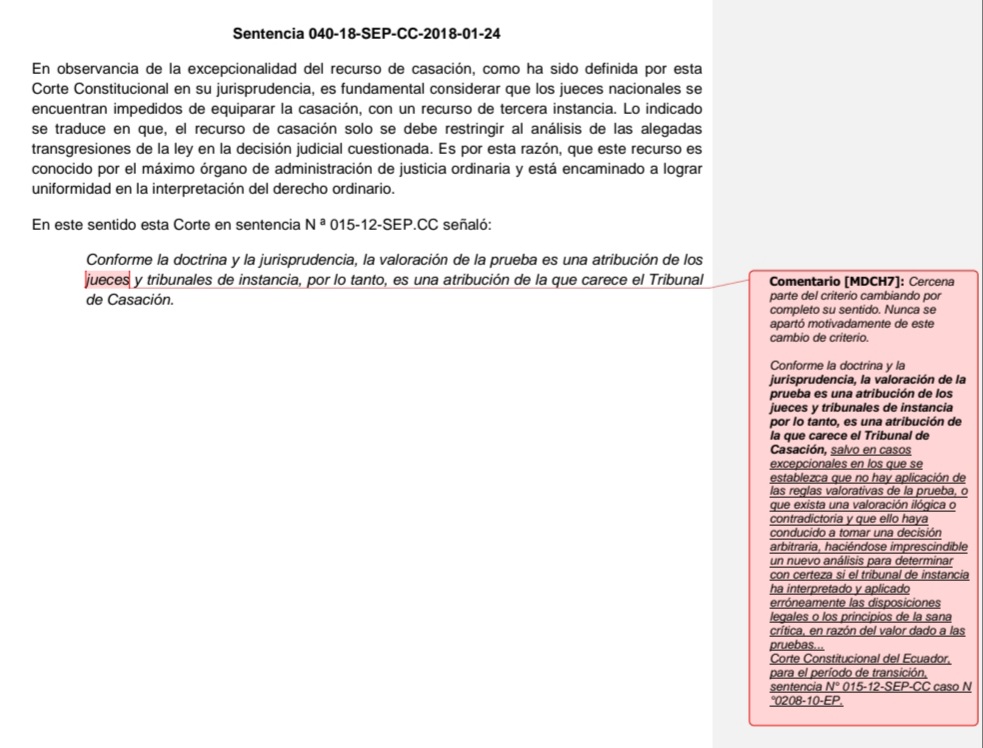 melicabanilla's tweet photo. Comparto 2 sentencias de la Corte Constitucional tabuladas y analizadas en el libro que demuestran la falta de entendimiento, la contradicción, la arbitrariedad, la falta de seguridad jurídica en torno a la valoración probatoria en casación. La idea no es criticar, es ayudar a.. https://t.co/WFWCujWYw0