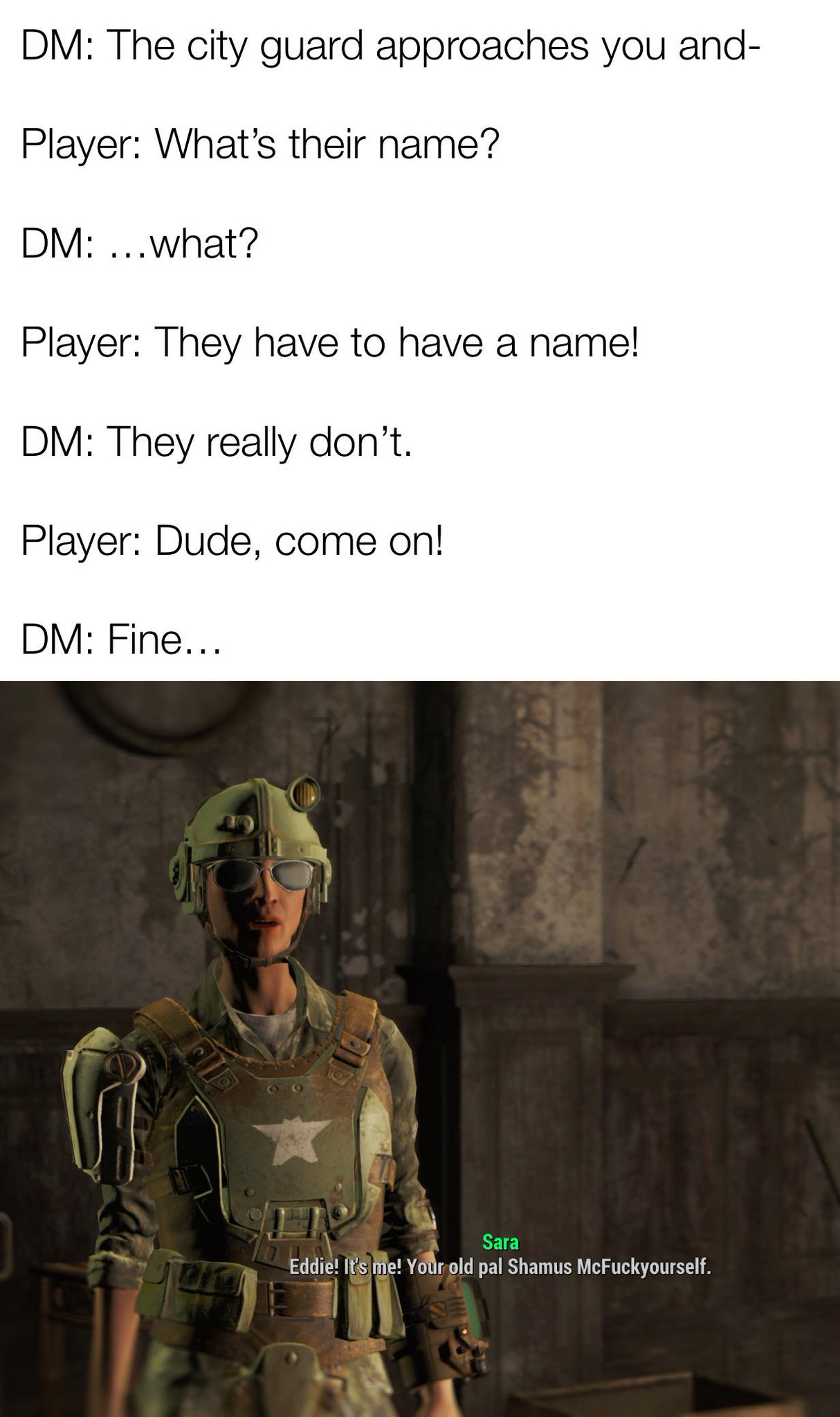 Me and names in D&D 