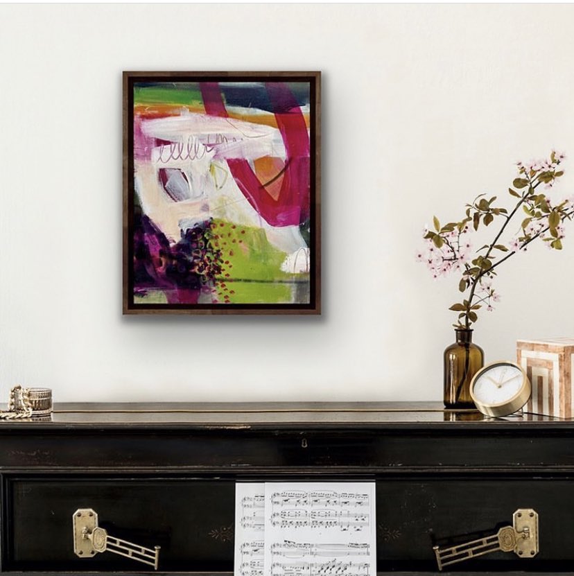 trudymontgomery's tweet photo. Jungle Formula, a new #abstractpainting is now on show with Chroma Collective Gallery until end August. Available here: https://t.co/HjWAA0bvnW https://t.co/u3wQ0wzsjD