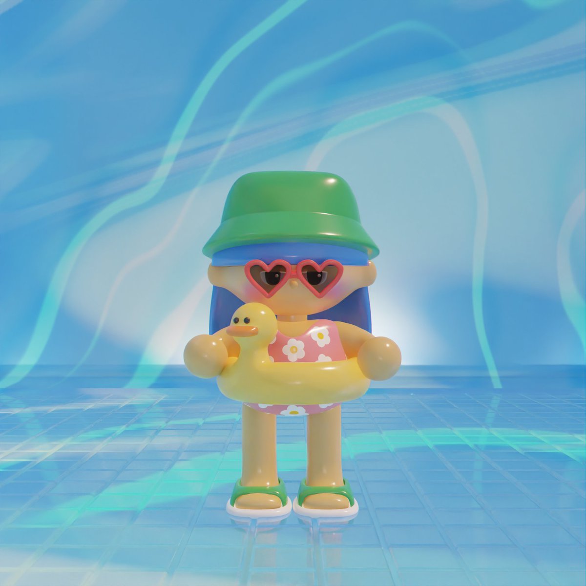 It's always Butter Season! SUMMER reveal

#blender #hcaracterdesign #arttoy #toydesign #blenderrender #blendercommunity #blenderart #lowpoly #3dmodeling #3D #3dfordesigners