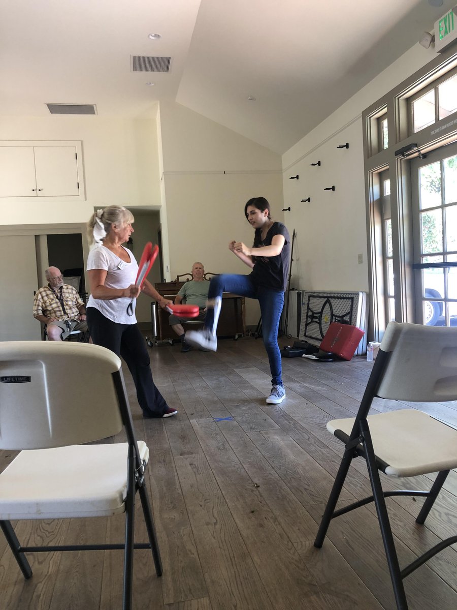 JodiHouse's tweet photo. One of our favorite in-person classes at Jodi House is self-defense! We love learning how to protect ourselves and how to stay safe in all situations. Check out some of the skills our members are mastering in the photos below. #JodiHouse #braininjuryawareness https://t.co/W9fCokYJzu