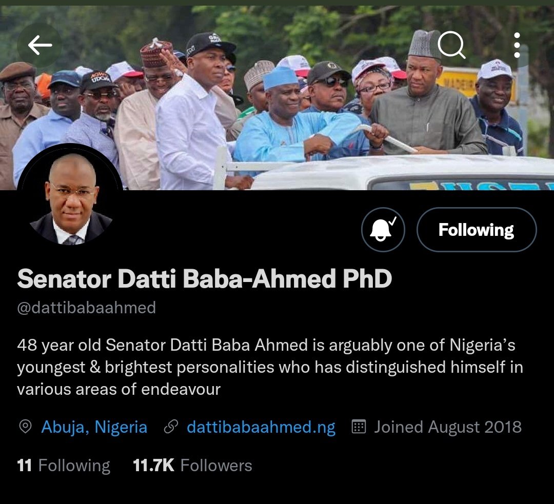 thebriefcasee's tweet photo. Behold Senator Yusuf Datti Baba-Ahmed has been named as the VP candidate of the Labour Party.
Peter Obi and his team did not only go for a young and bright man, they went for the Best.

God Bless the federal republic of Nigeria.
Nigerians will elevate you I tell you 
Ambode https://t.co/uv9LKUDbXu