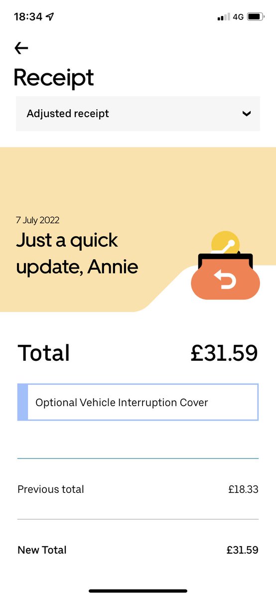 anniekaneX's tweet photo. @UberUK what on earth is this extra charge that nearly doubled my ride?! https://t.co/V20KGyXTfE