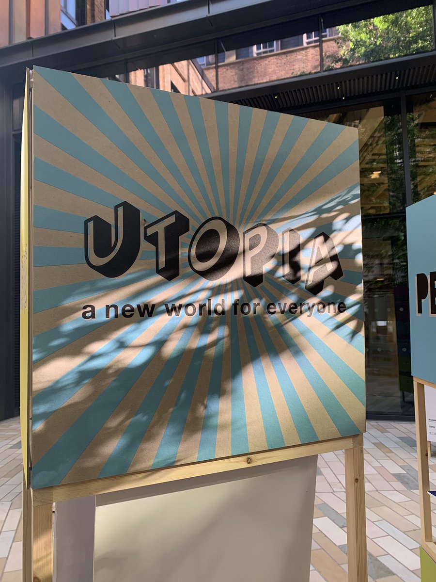 Accumulate_Ldn's tweet photo. ‘Utopia, A New World for Everyone’ Just delighted to present our wonderful showcase this evening at @one_crownplace Working in partnership with @AHMMArchitects & @stjohnswaterloo has been a total joy. SO SO proud #utopiaproject #artschoolforthehomeless https://t.co/SAPWukRgqp