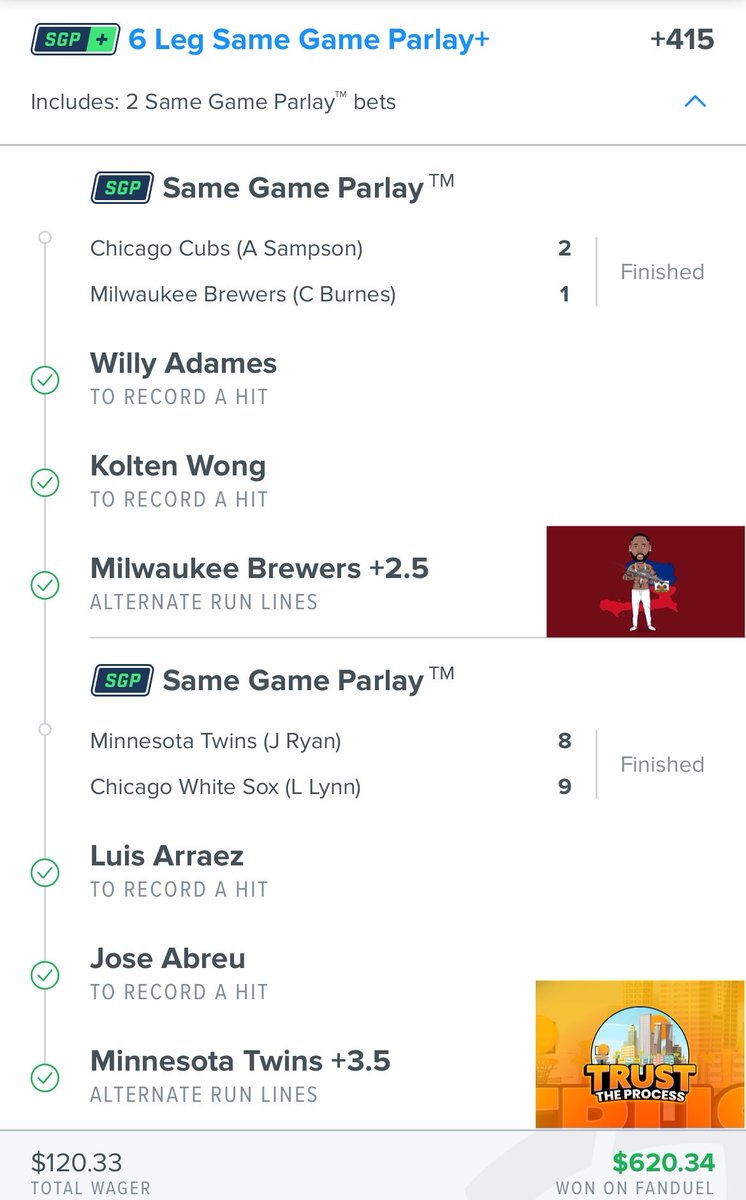 TheFundFlippers's tweet image. Interested in joining our discord, but not sure if you want to commit? We’re offering a 3 day free trial to new subscribers! Click the link below to join. launchpass.com/trust-the-proc…

#bettingtwitter #baseballpicks #GamblingTwitter #parlays #sportsbetting #TrustTheProcess