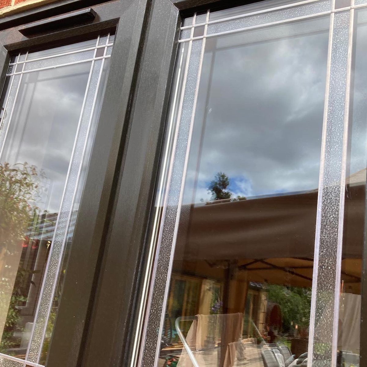 Loving these black brown #windows and #door combination installed this week north of #Norwich