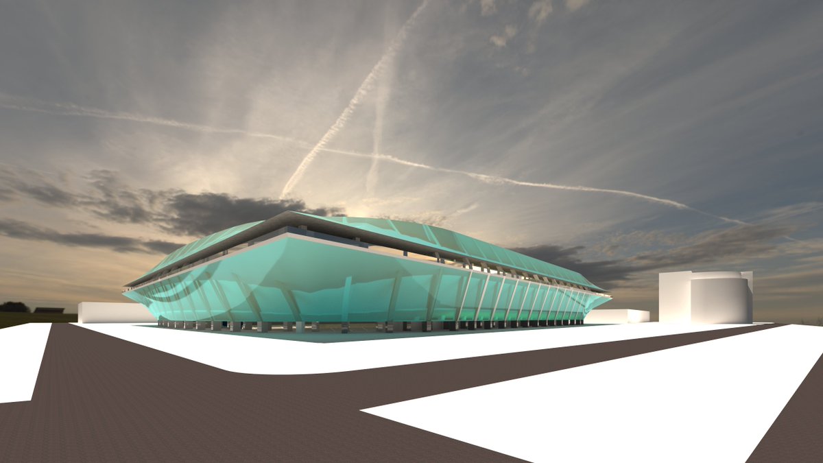 DISEÑO NUEVA ROMAREDA 2022

·En la actual ubicación.
·42.000 espectadores.
·Trasladando iconos de La Romareda: curva de los fondos, división del las gradas de banda y la forma del marcador.
·1.000 plazas VIP.
·Todas las butacas cubiertas.
·Mirador panorámico 360º.