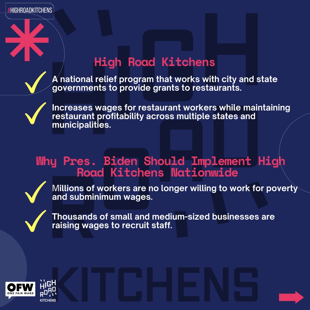 onefairwage's tweet photo. The letter to President Biden outlines the current reality in which millions of workers are no longer willing to work for #poverty and #subminimumwages, many small and medium-sized businesses are raising wages to recruit staff amid the #staffingcrisis. https://t.co/X8LDtxRv5y