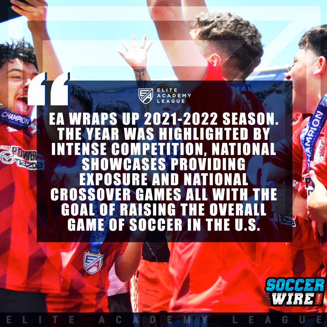 EA National Championships wrap up 2021-2022 season, and is featured by <a href="/TheSoccerWire/">SoccerWire</a> - read full article at: bit.ly/3yQ5gha

#EliteAcademyLeague #EANCS #SoccerWire