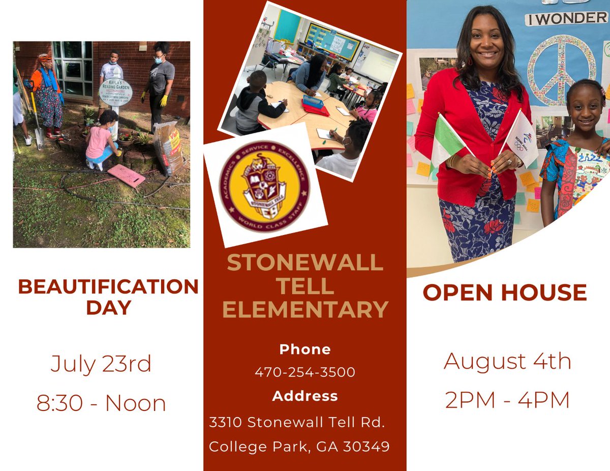 ExceptionalStes's tweet photo. @aplatimore @StonewallTell @NPorter17 Join our Fabulous Team as we Beautify our Exceptional Garden and School. Make it a DOUBLE with Open House! https://t.co/AVy1w4g1bz
